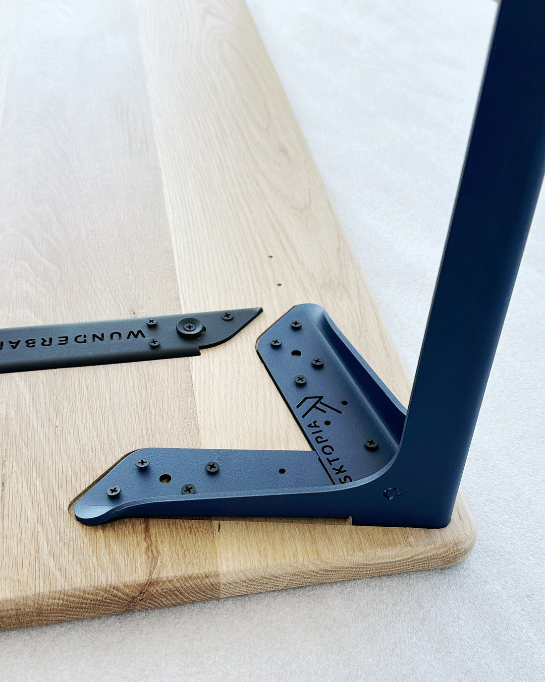 Course cobalt steel desk legs now online.