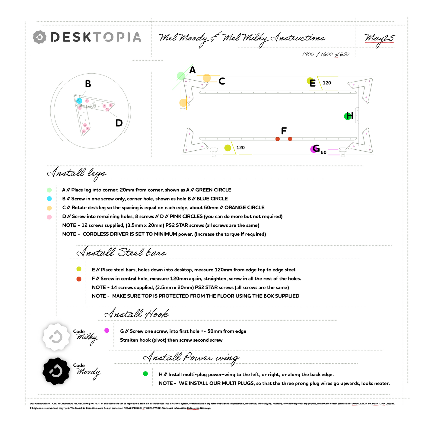 MEL | MILKY | 1400 or 1600 x 650