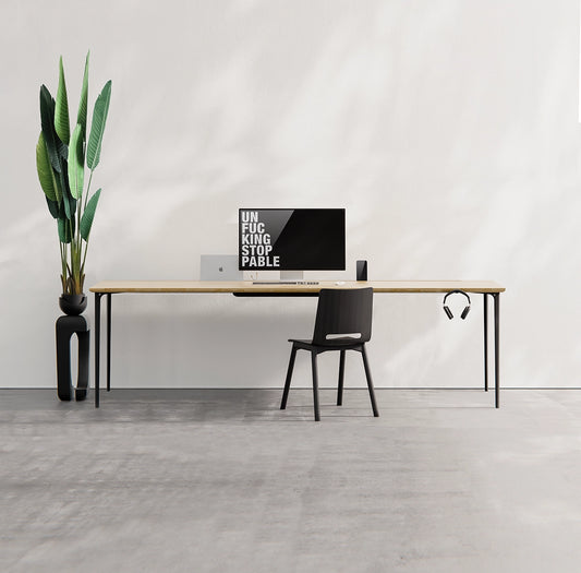 MONOLITH 2.8 DESK | LUX | 2 SEATER | 2800 X 700 X 34mm