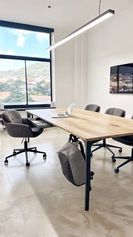 Solid wood office desk, Cape Town, South Africa