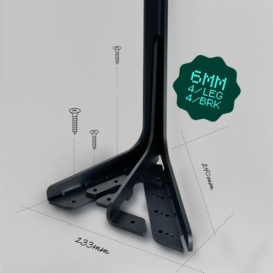heavy duty steel table leg 6mm steel sold online in South Africa
