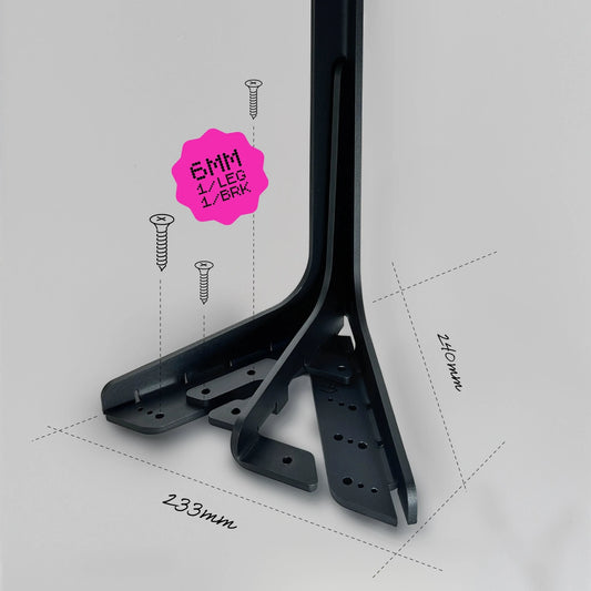 STEEL DESK TABLE LEGS FOR DINING ROOM TABLES, OFFICE BOARD ROOM TABLE
