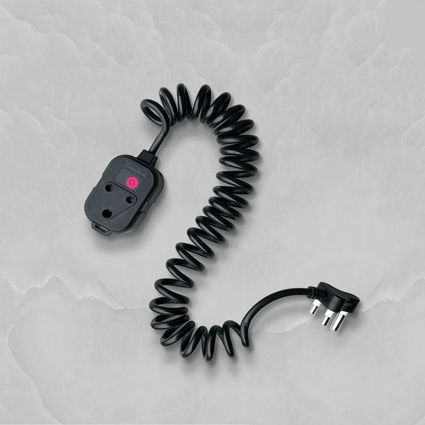 CURLEY CORD | FANCY POWER LEAD | 16A | EXT | 1.5M