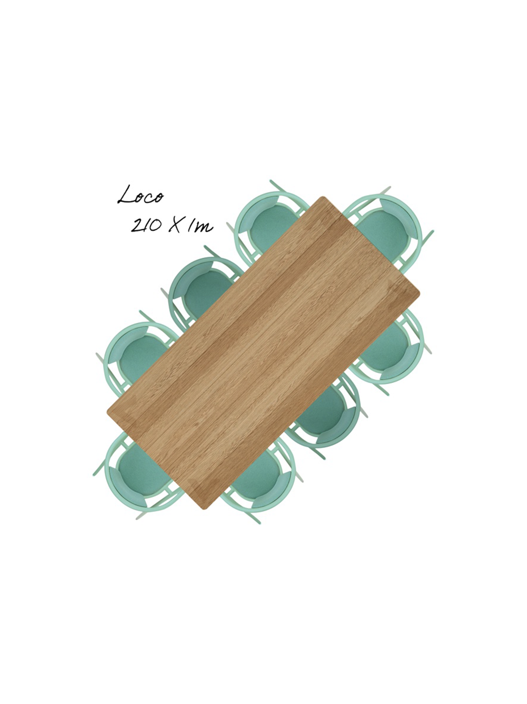 LOCO IROKO  6 | 8 | 10 SEATER (34mm thick outdoor)