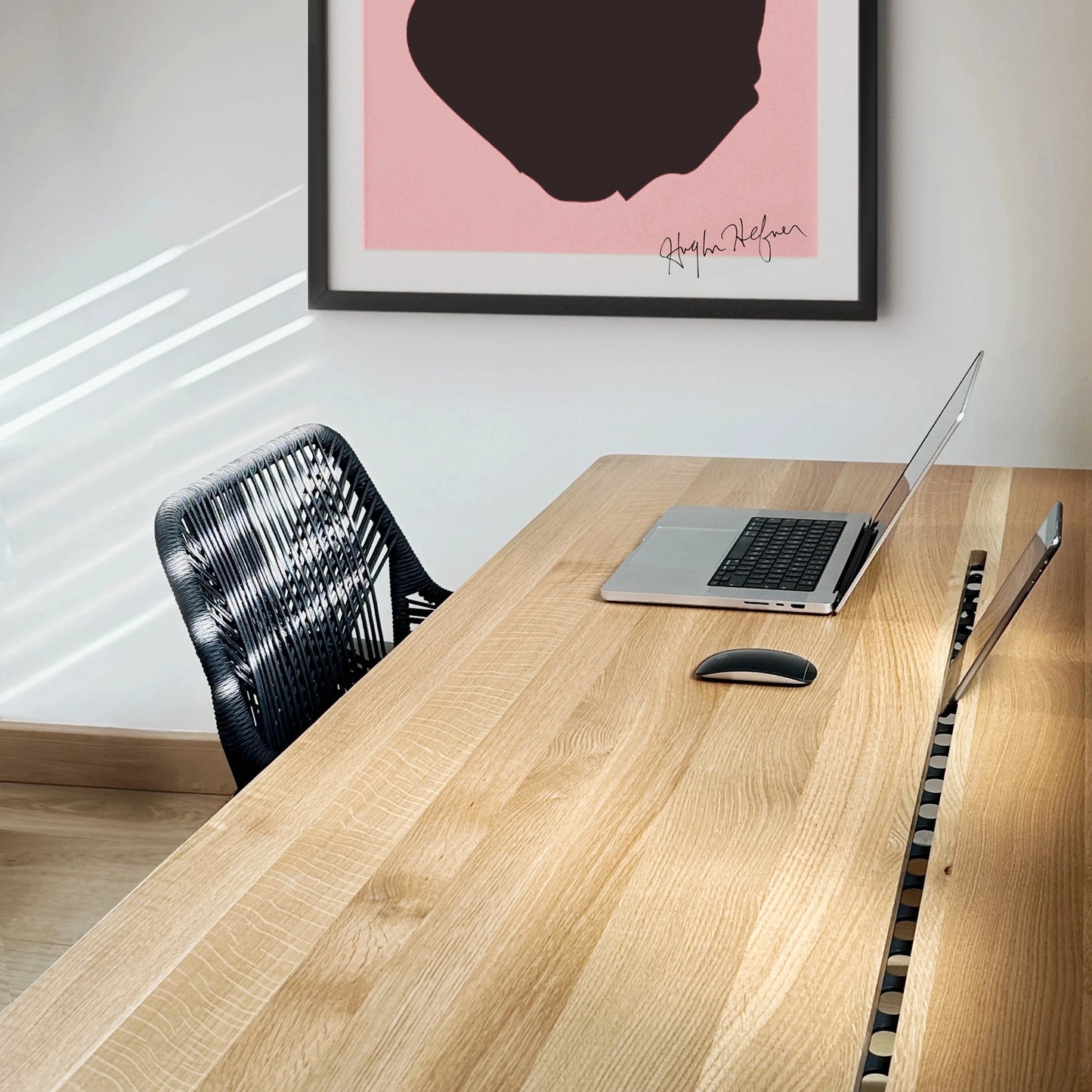 solid oak desk 2.4 meters x 700mm available online, in-stock and shipped from Cape Town, South Africa