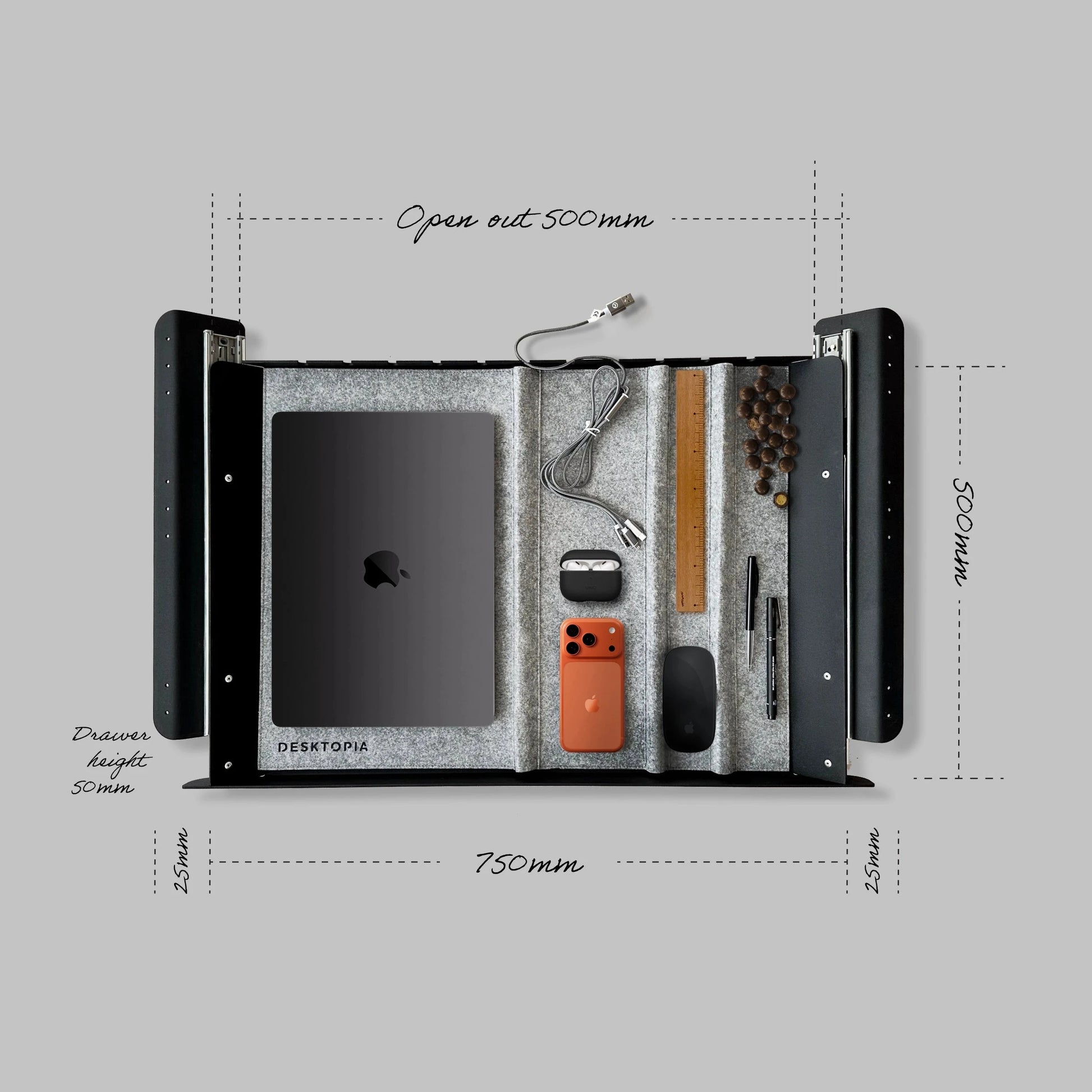 best drawer design in South Africa 
wide desk drawers that don't get in the way of desk chairs