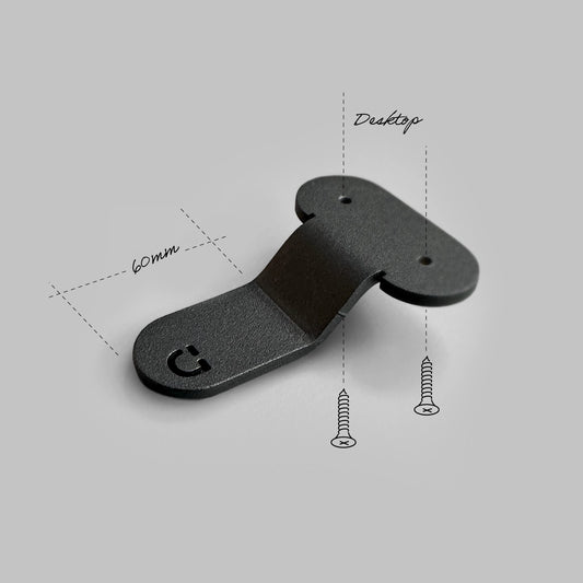 gaming desk hook, steel desk hook, suitable for heavy bags or earphones, sold online in South Africa, desktopia.co.za and in-stock