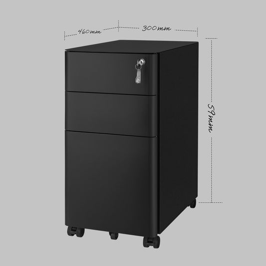 SLIDER (steel drawer) BLACK / WHITE