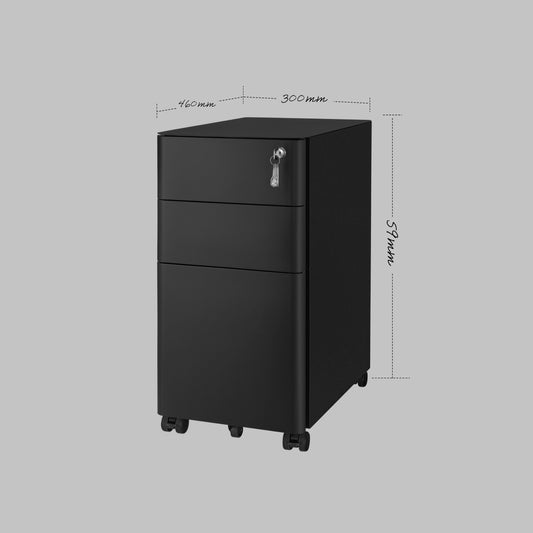 SLIDER (steel drawer) BLACK / WHITE