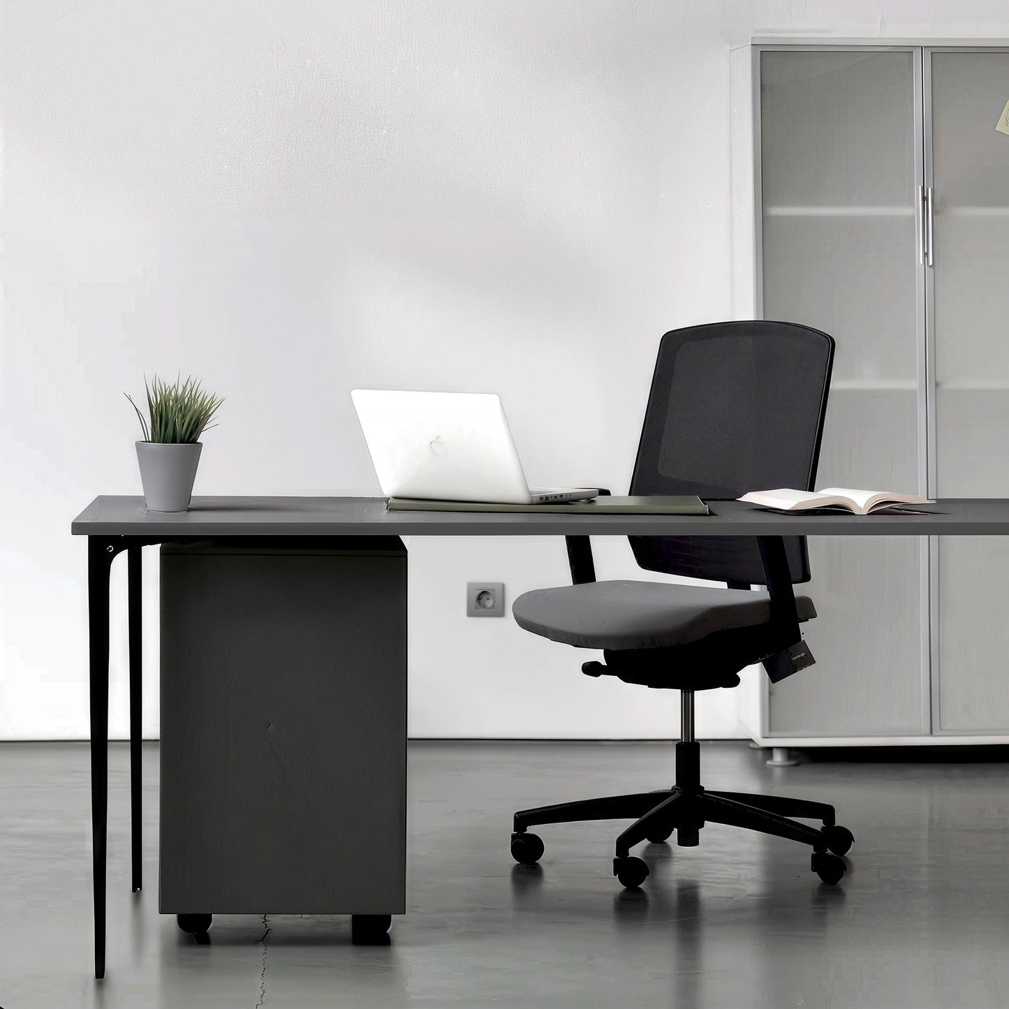 SLIDER (steel drawer) BLACK / WHITE