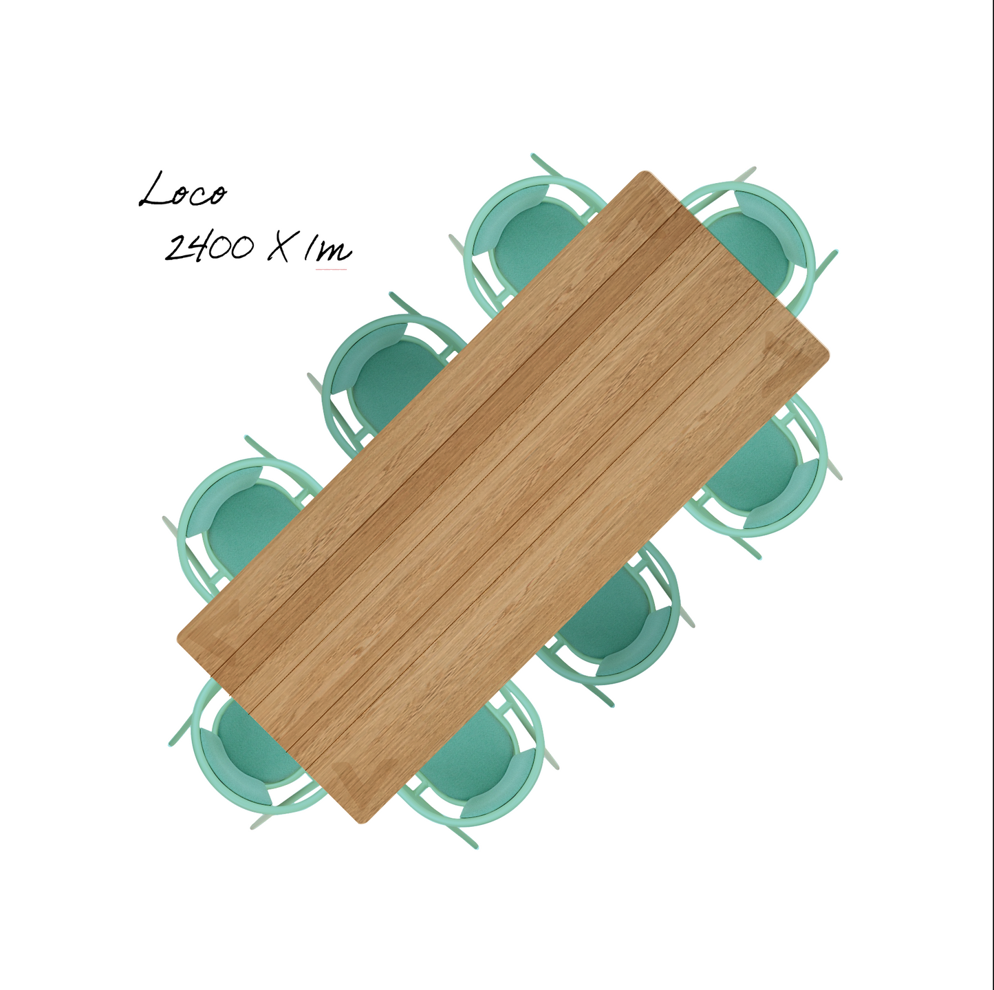 LOCO IROKO  6 | 8 | 10 SEATER (34mm thick outdoor)