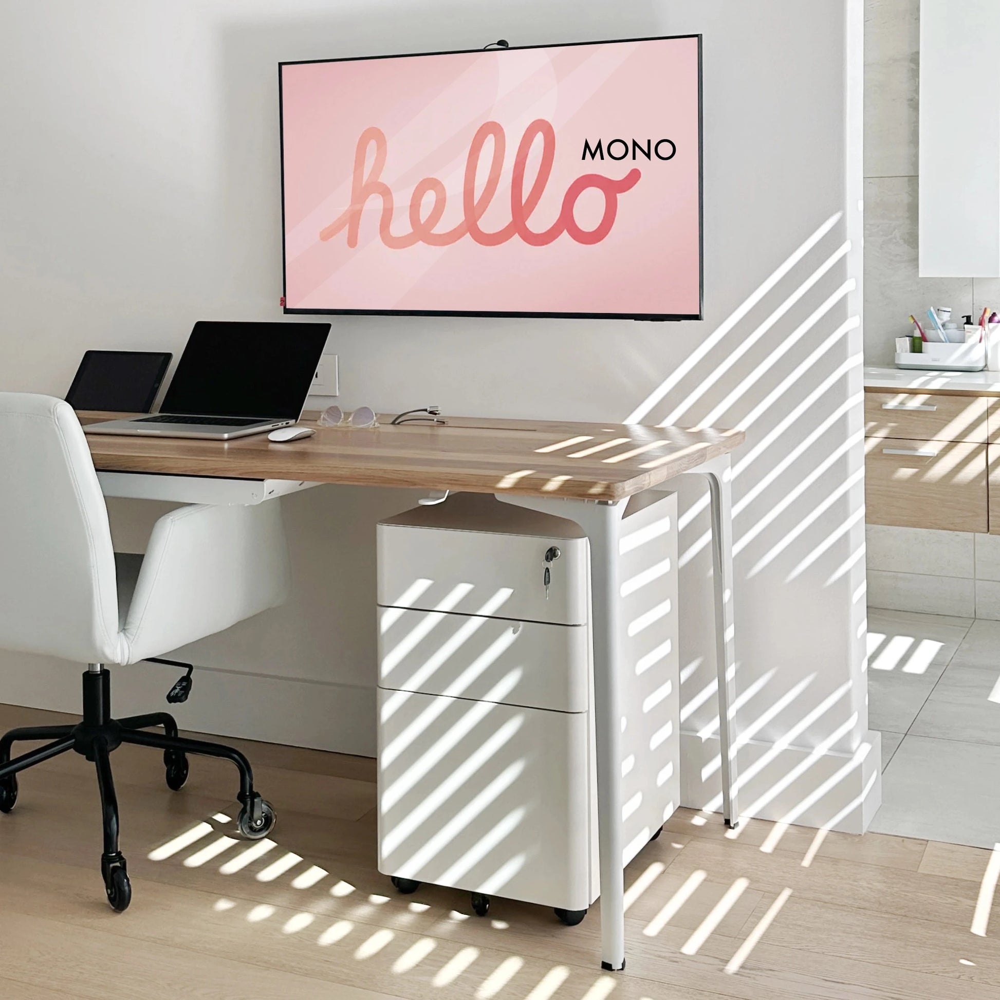 if your are looking for the biggest wild oak desk in South Africa, this is it, the monolith 2.4 meters workstation, sold buy desktopia, one of their best sellers