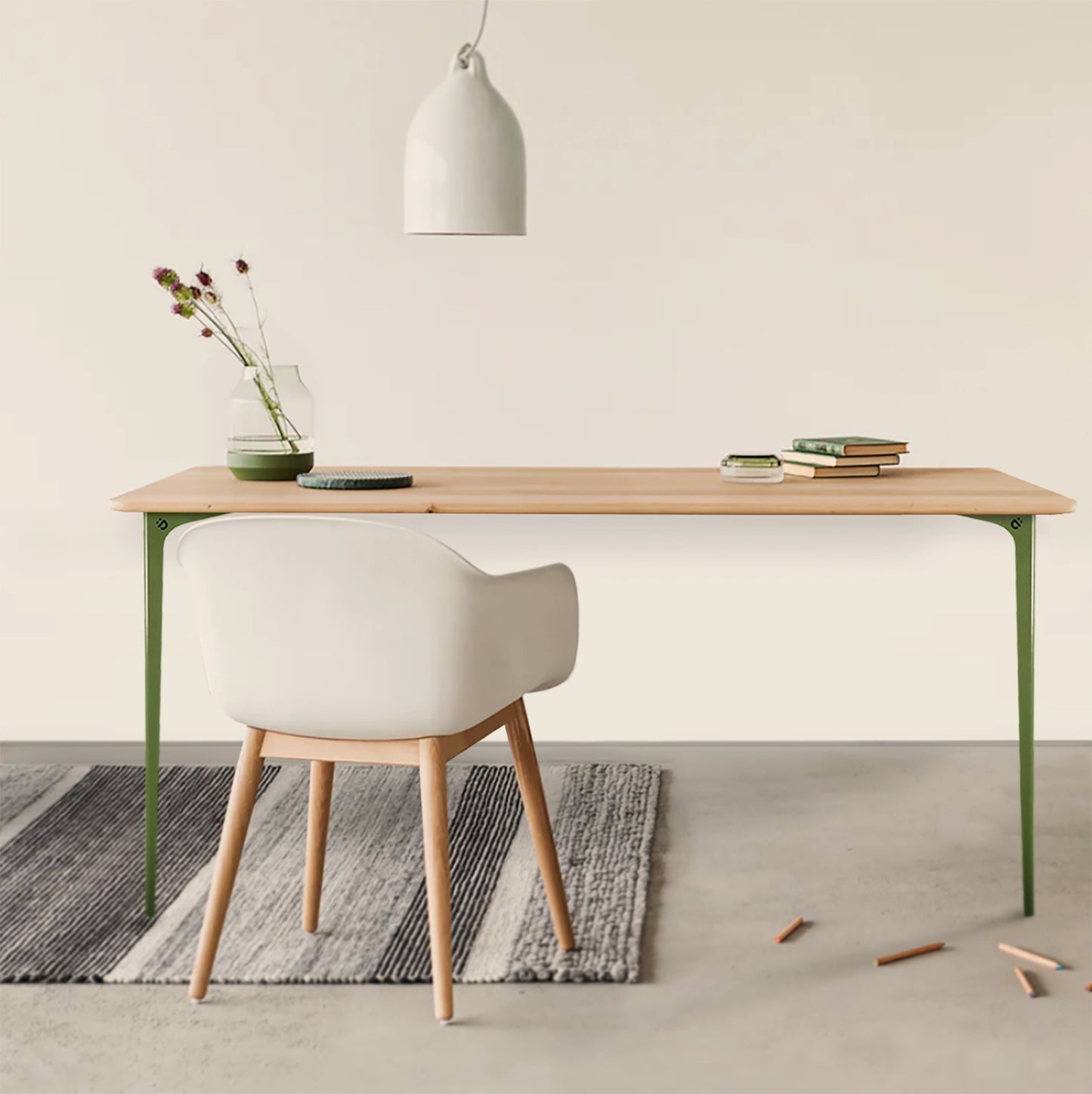 DESK GLOSS MOSS | ARCH PC75 (price per leg) – DESK-TOPIA-OFFICE DESKS