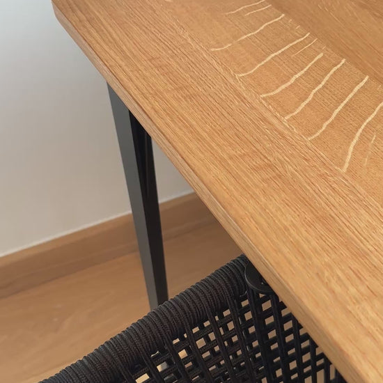 solid oak desk 2.4 meters x 700mm available online, in-stock and shipped from Cape Town, South Africa